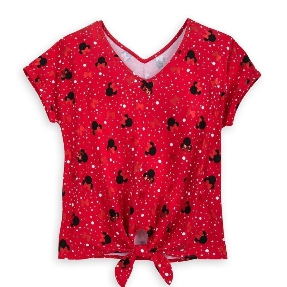 Nwot Disney Parks Res Minnie Mouse tie top